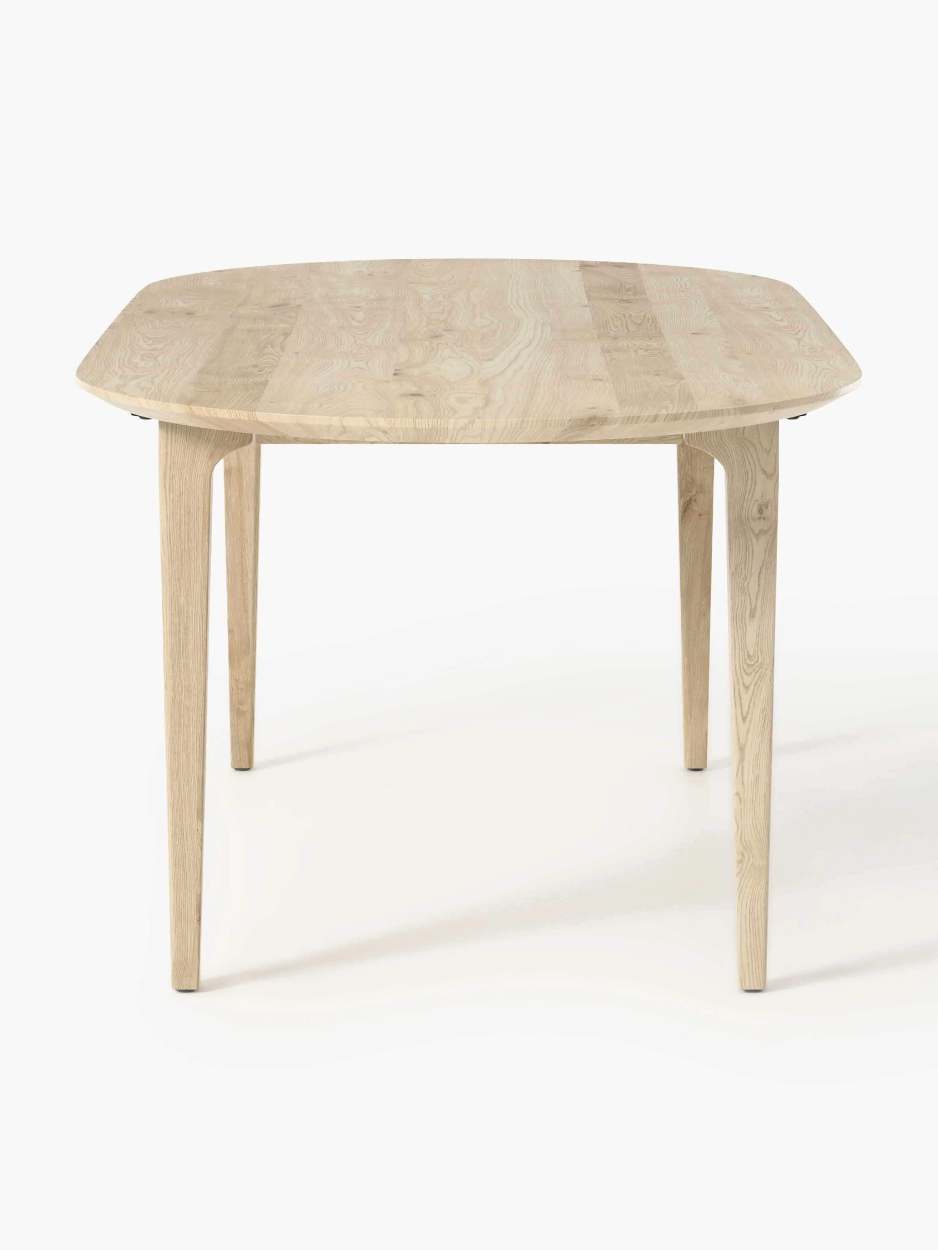 Ovale eettafel Archie van eikenhout, 200 x 100 cm
