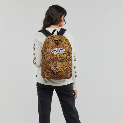 Vans - WM REALM BACKPACK - Camel / Noir