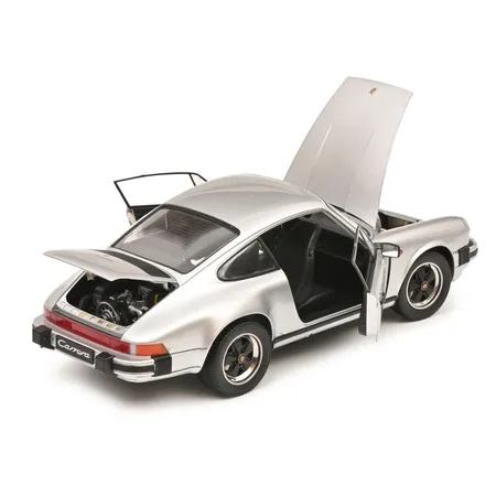 Schuco 450669900 - Porsche 911 Coupe silber 1:12