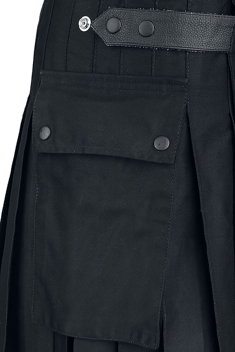Kilt Noir | Altana Industries Jupe mi-longue