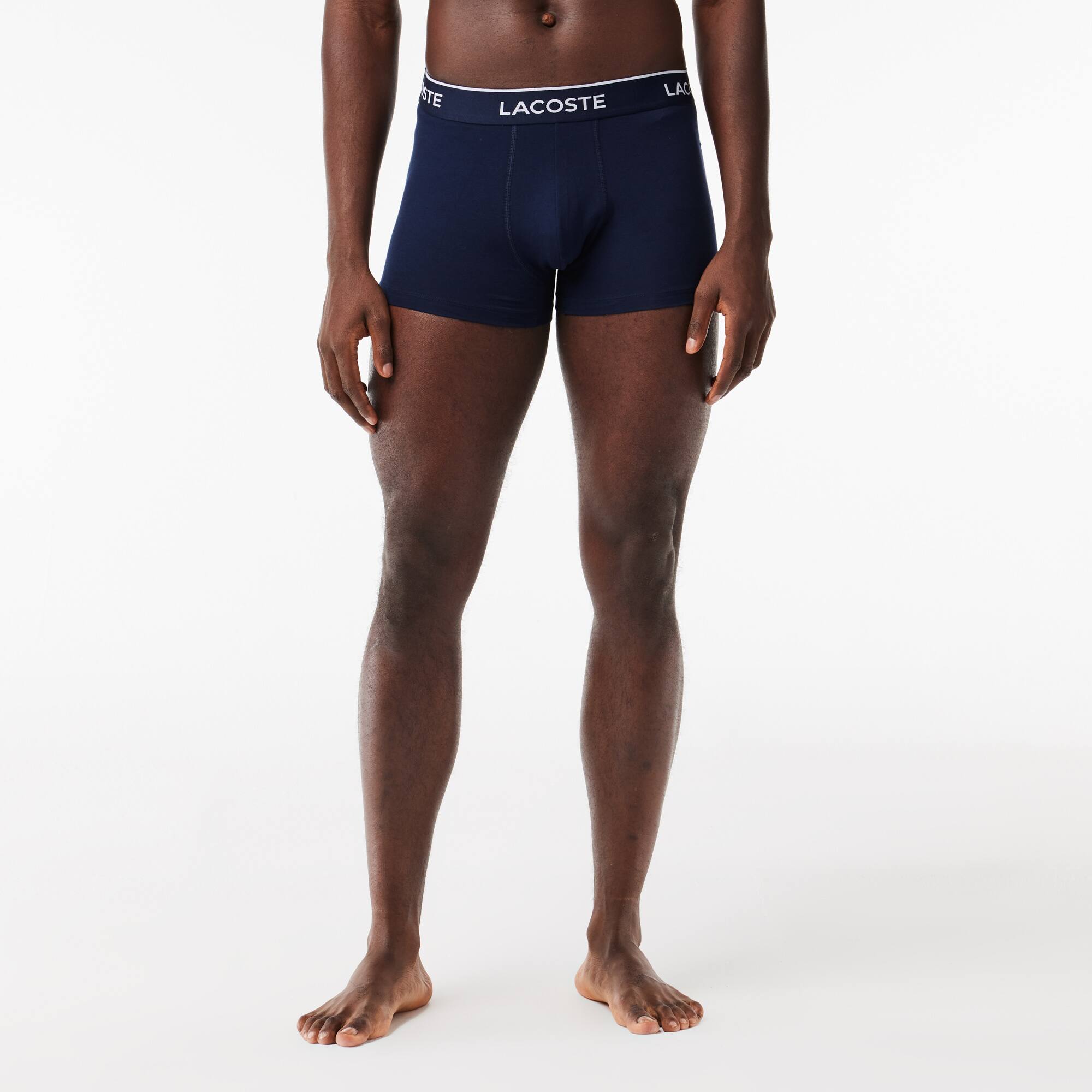 3er-Pack Herrentrunks Unterwasche - Blau - Lacoste - Herren