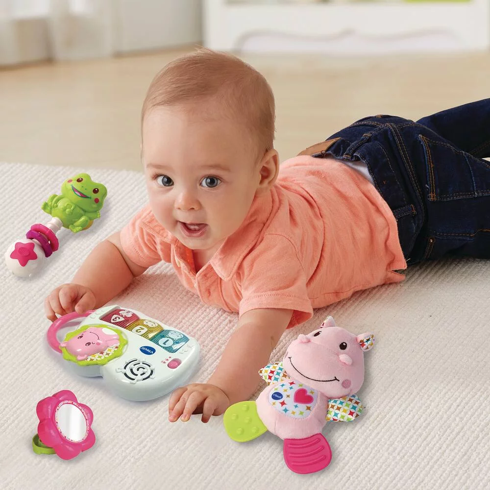 VTECH BABY - COFFRET NAISSANCE ÉVEIL DES SENS ROSE