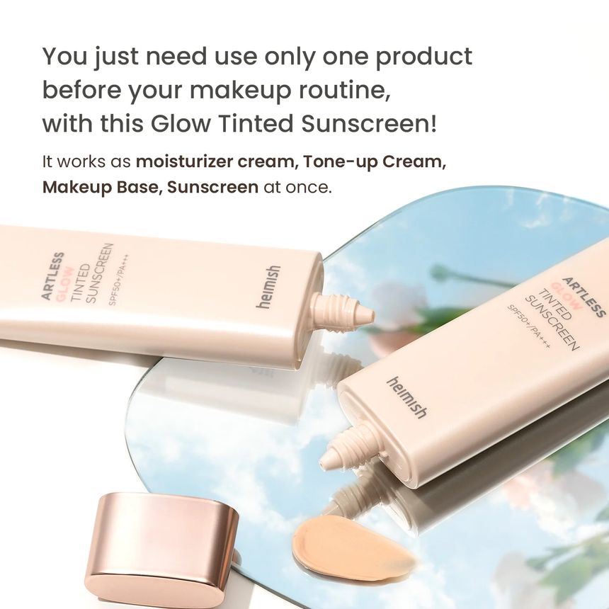 heimish - Artless Glow Getinte Zonnebrandcrème
