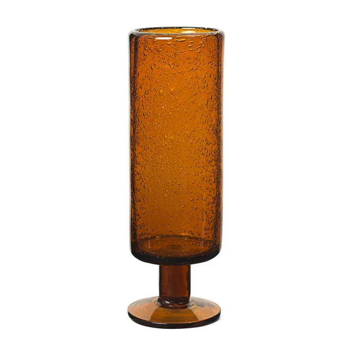 Ferm Living - Oli Champagnerglas, recycelt amber