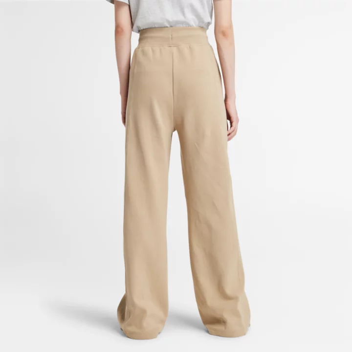 Pantalon Palazzo pour femme en beige