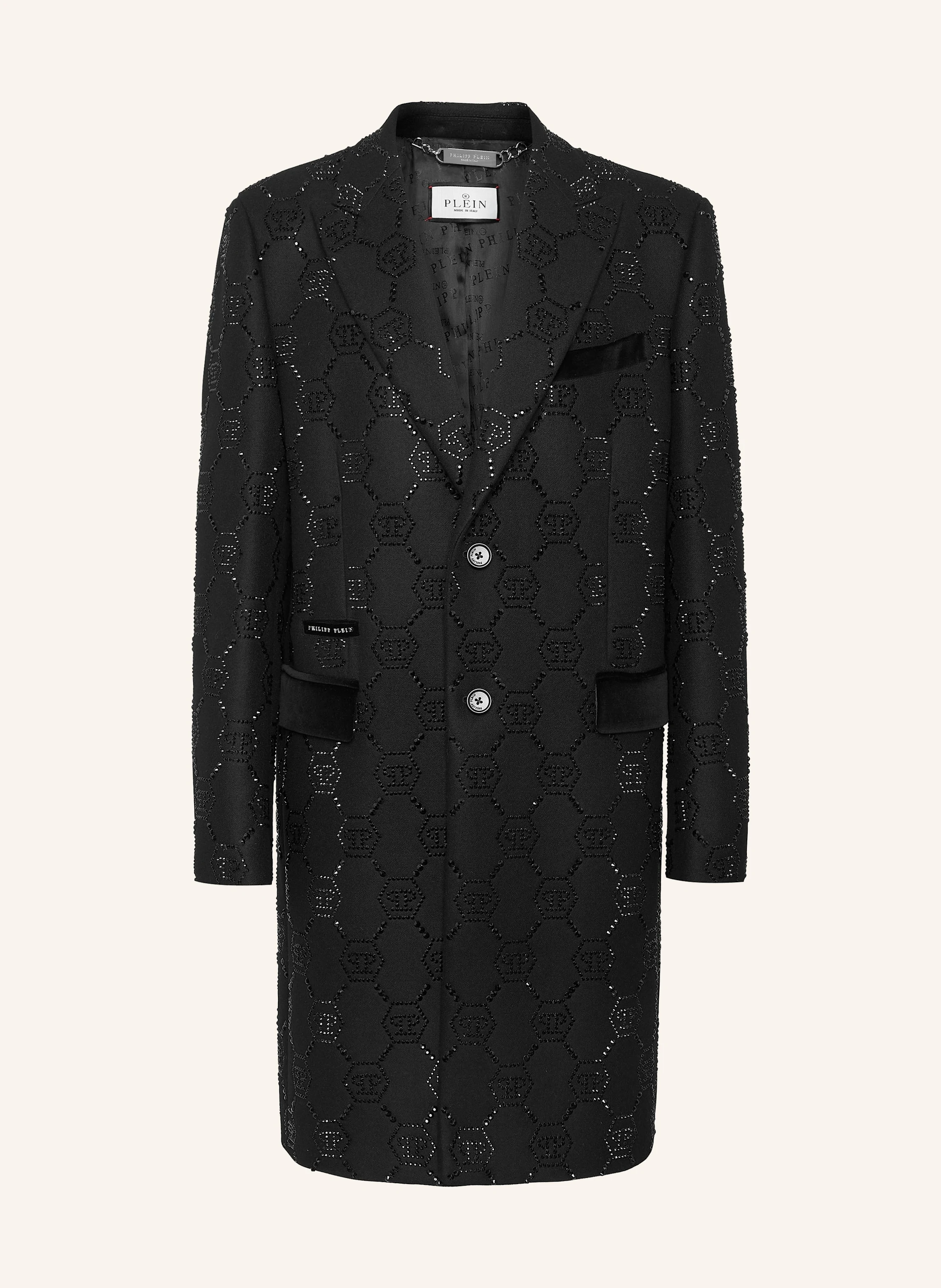 PHILIPP PLEIN Wollmantel MONOGRAM