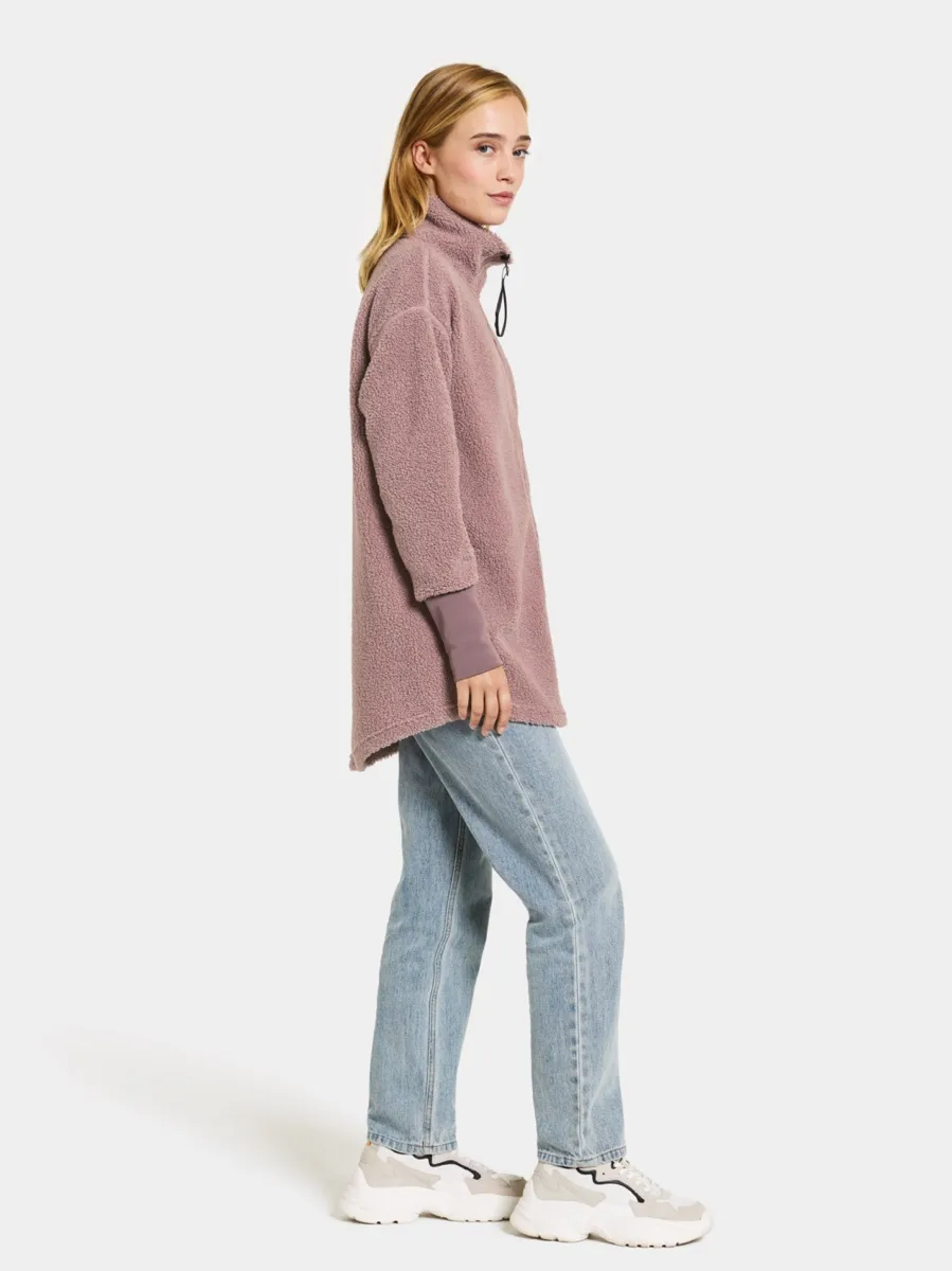 Didriksons Women's Sally Full Zip 2 Faded Wine