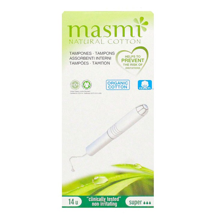 Masmi Natural cottonTampons Super 14 tampons