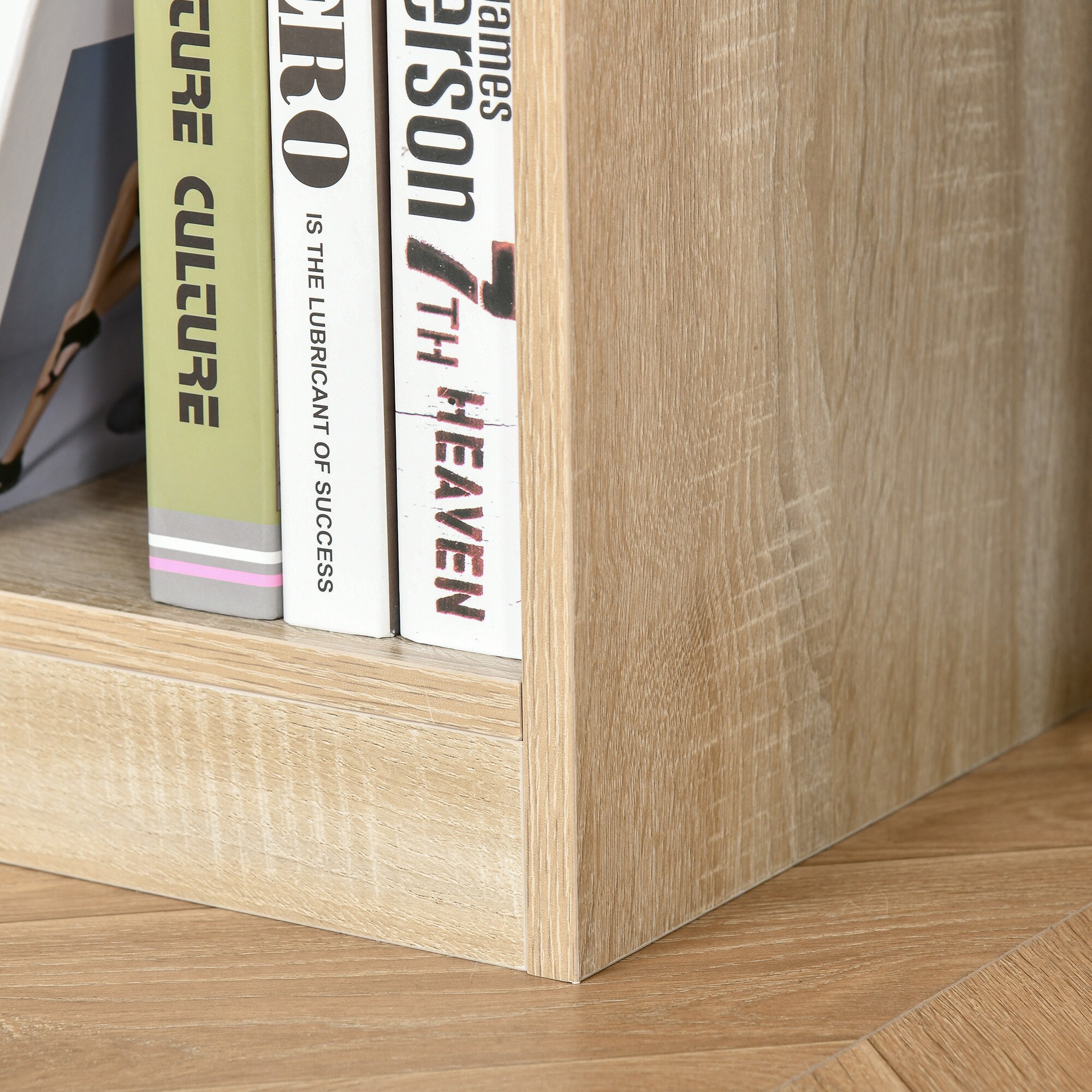 HOMCOM Standregal Mit Kippsicherung natur 97,5L x 30B x 100Hcm