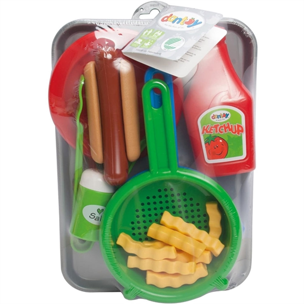 Hotdog-Sæt På Bakke - Dantoy → Luksusbaby.dk