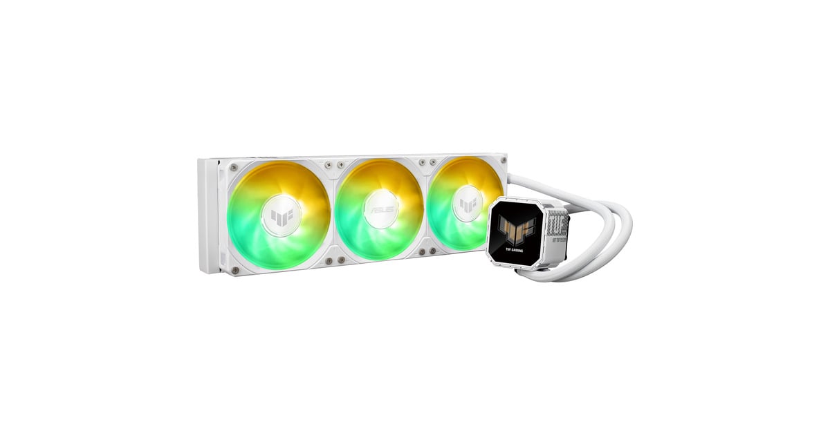 ASUSTUF Gaming LC III 360 ARGB LCD White Edition waterkoeling  (Wit)