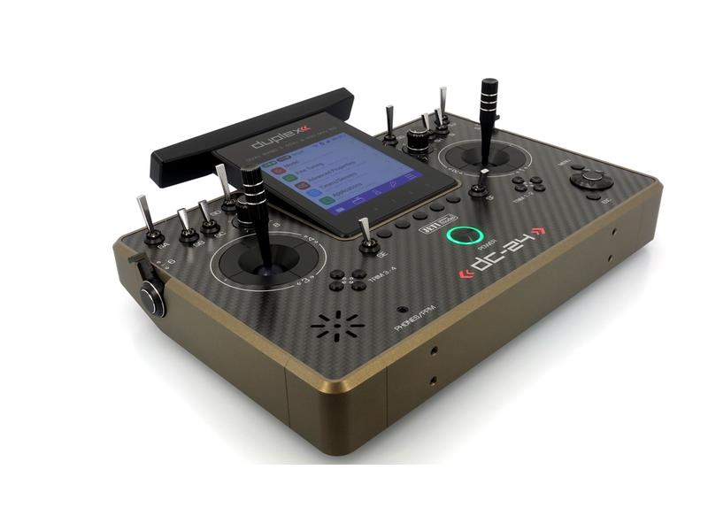 Jeti Fernsteuerung DC-24 II Carbon Line Bronze Professioneller 2.4 GHz Duplex Pultsender