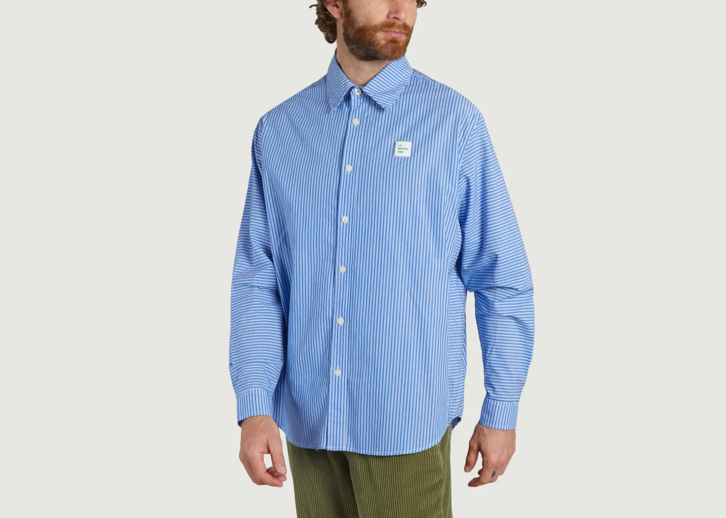 Chemise rayée coupe ample Zatybay American Vintage