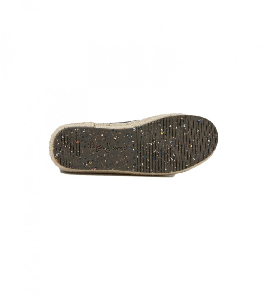 Tênis Pepe Jeans Tourist Classic de couro azul-marinho