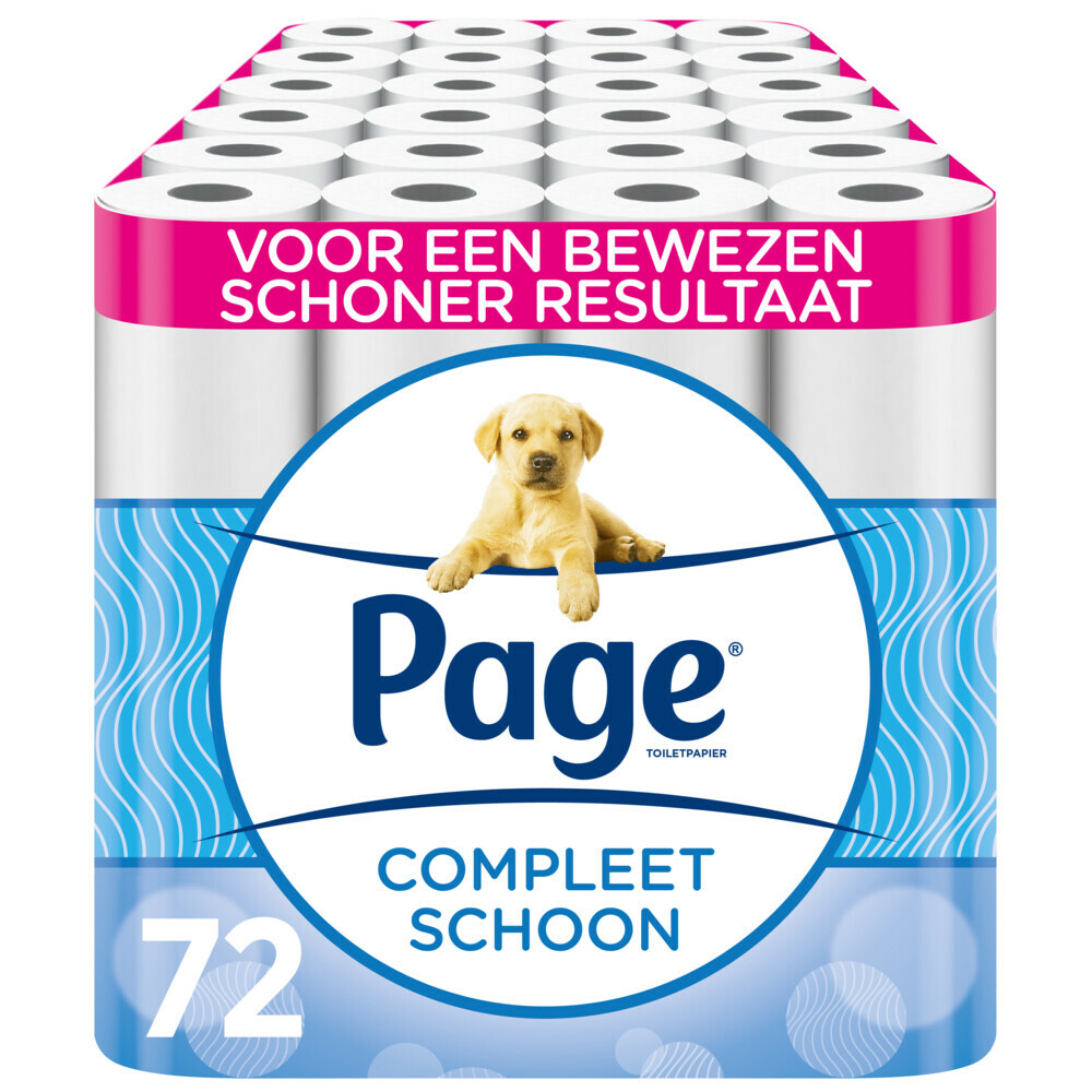 3x Page Toiletpapier Compleet Schoon 2-laags24 stuks