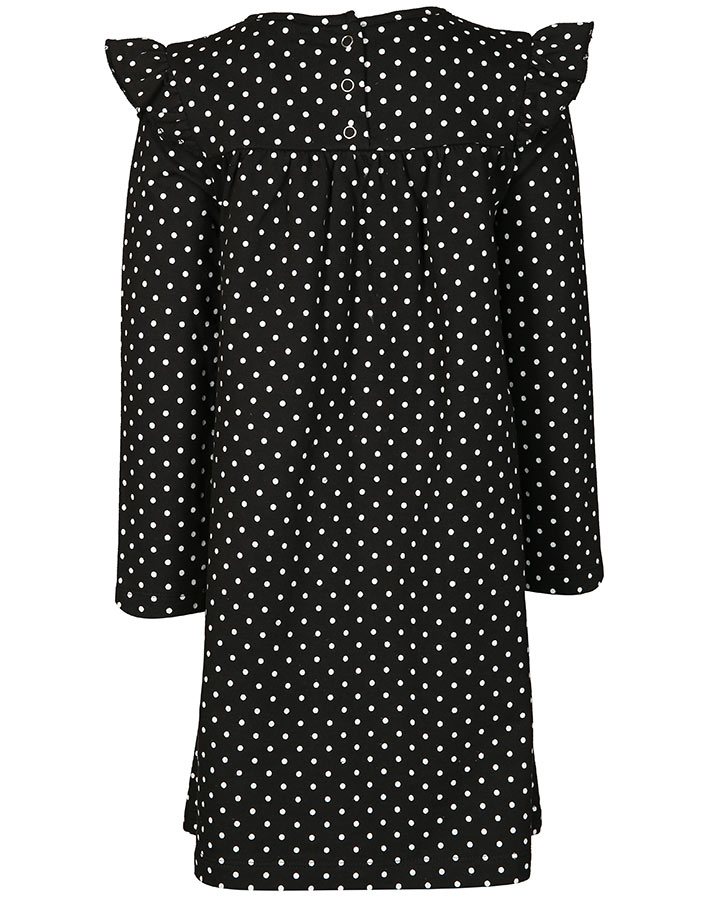 Sweatkleid CUTE PANDA mit Taschen in schwarz/weiß