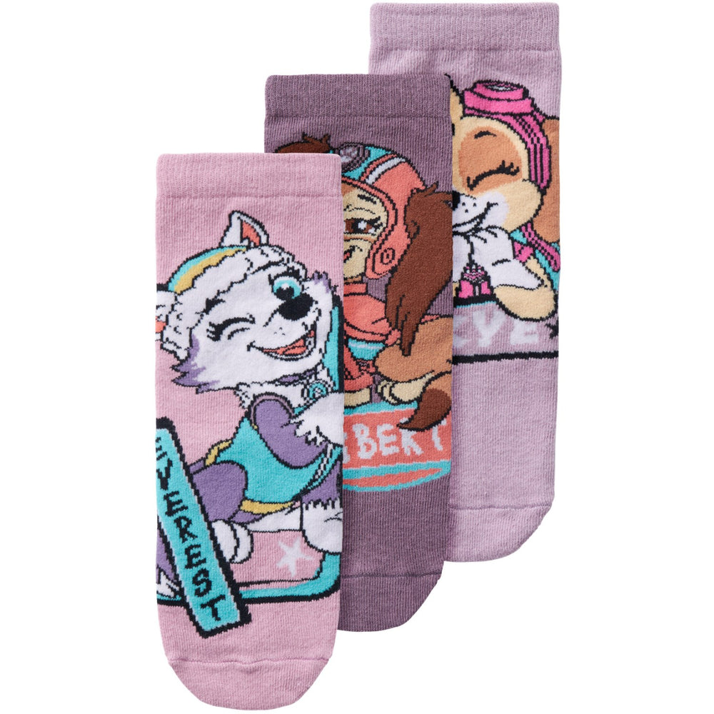 Køb Name It Lavender Mist Nara Paw Patrol 3-Pak Strømper
