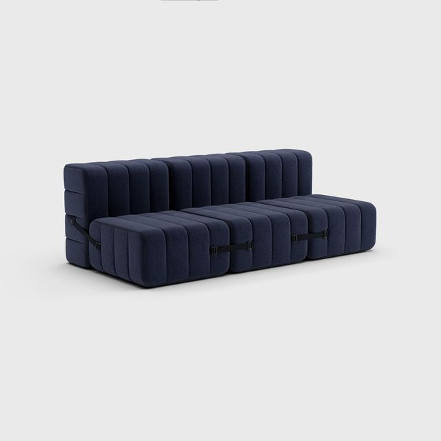 Curt-Set 6 - e.g. Flexibele 3-zitter - Dama - 0048 (Donkerblauw)