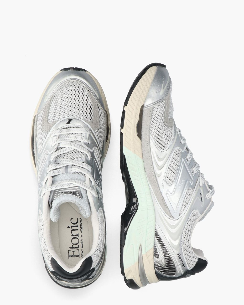 Etonic Evolution Wit/Zilver Damessneakers
