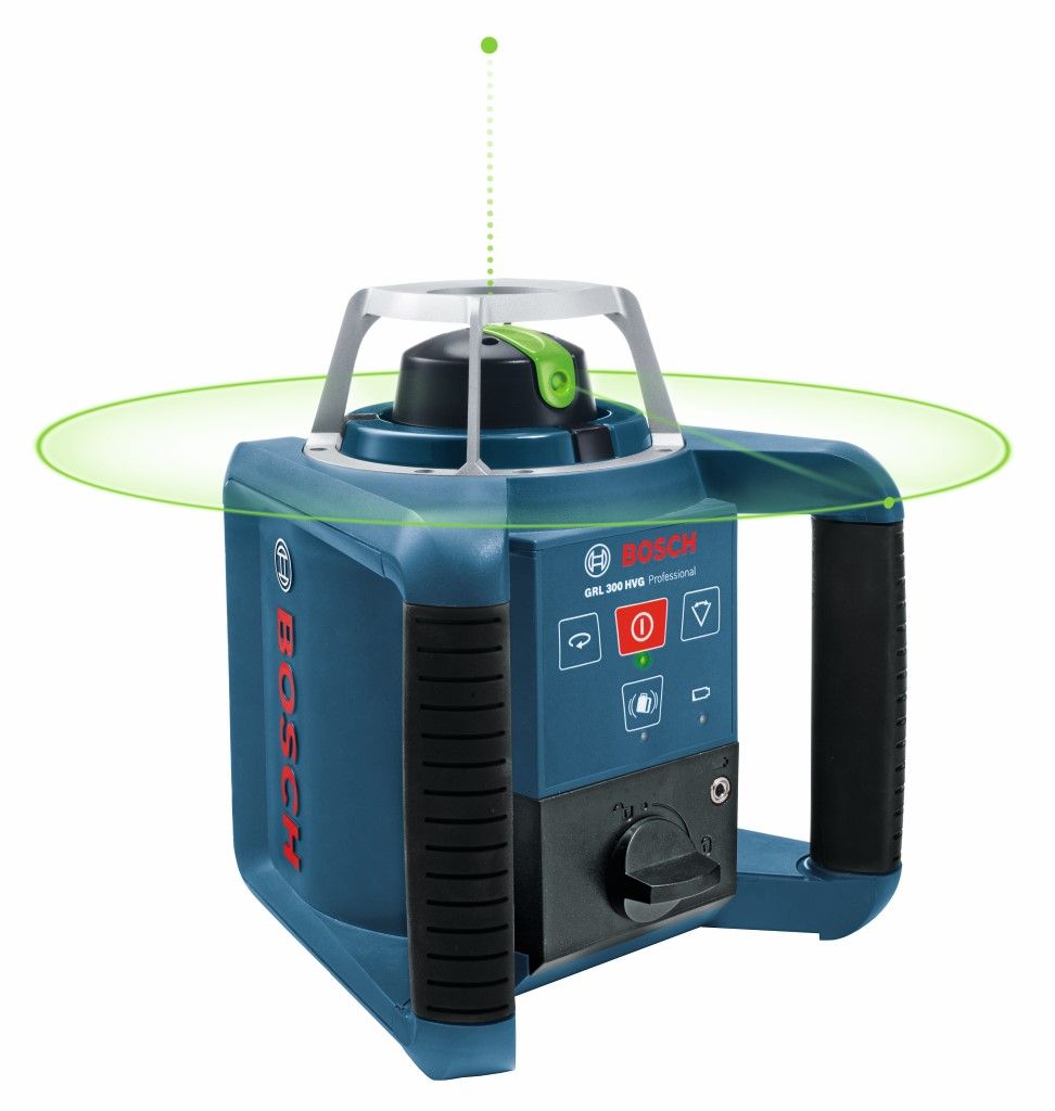 Bosch GRL 300 HVG set Rotatielaser groen (in Koffer) - 0601061701