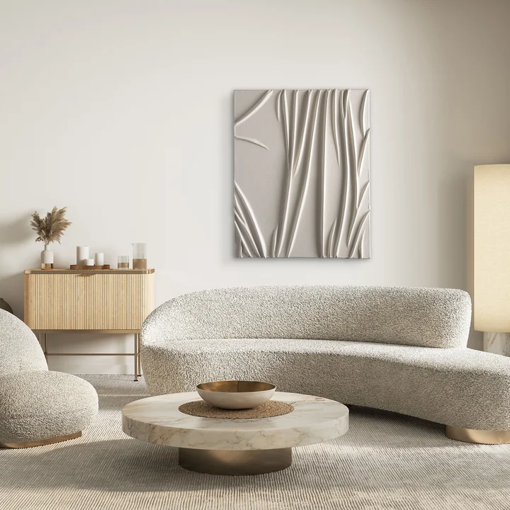 Studio Mykoda - SAHAVA Nomad 5, 80 x 100 cm, beige hell