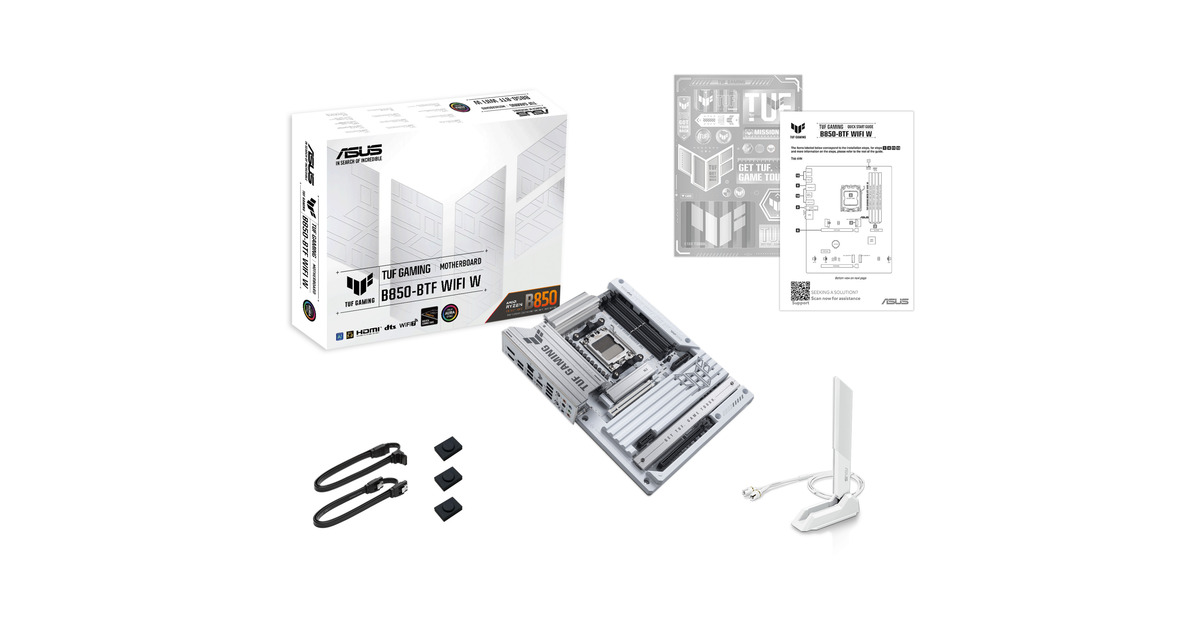 ASUSTUF GAMING B850-BTF WIFI W socket AM5 moederbord  (2.5Gb-LAN, Wi-Fi 7, BT, Sound, ATX)