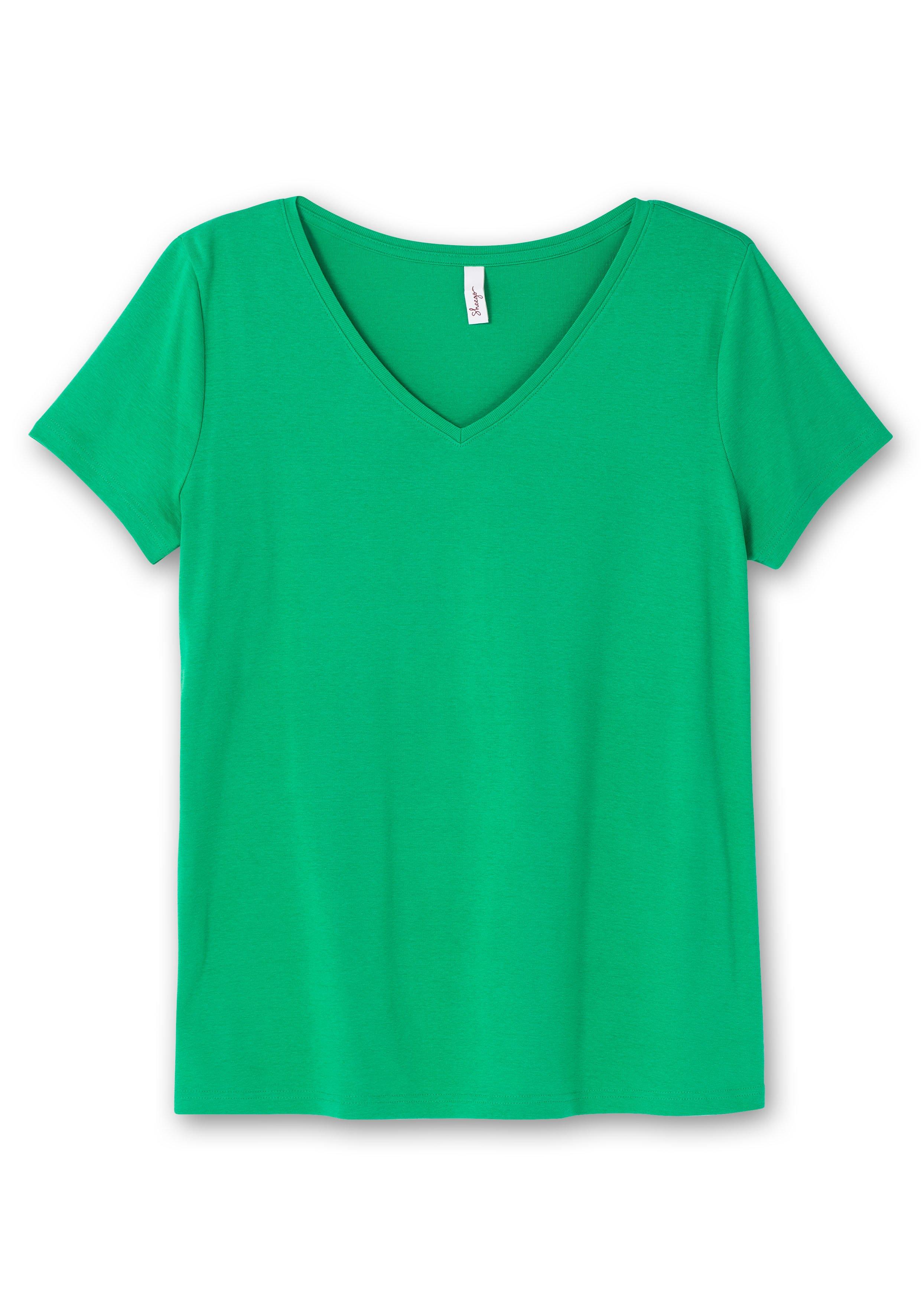T-Shirt mit V-Ausschnitt