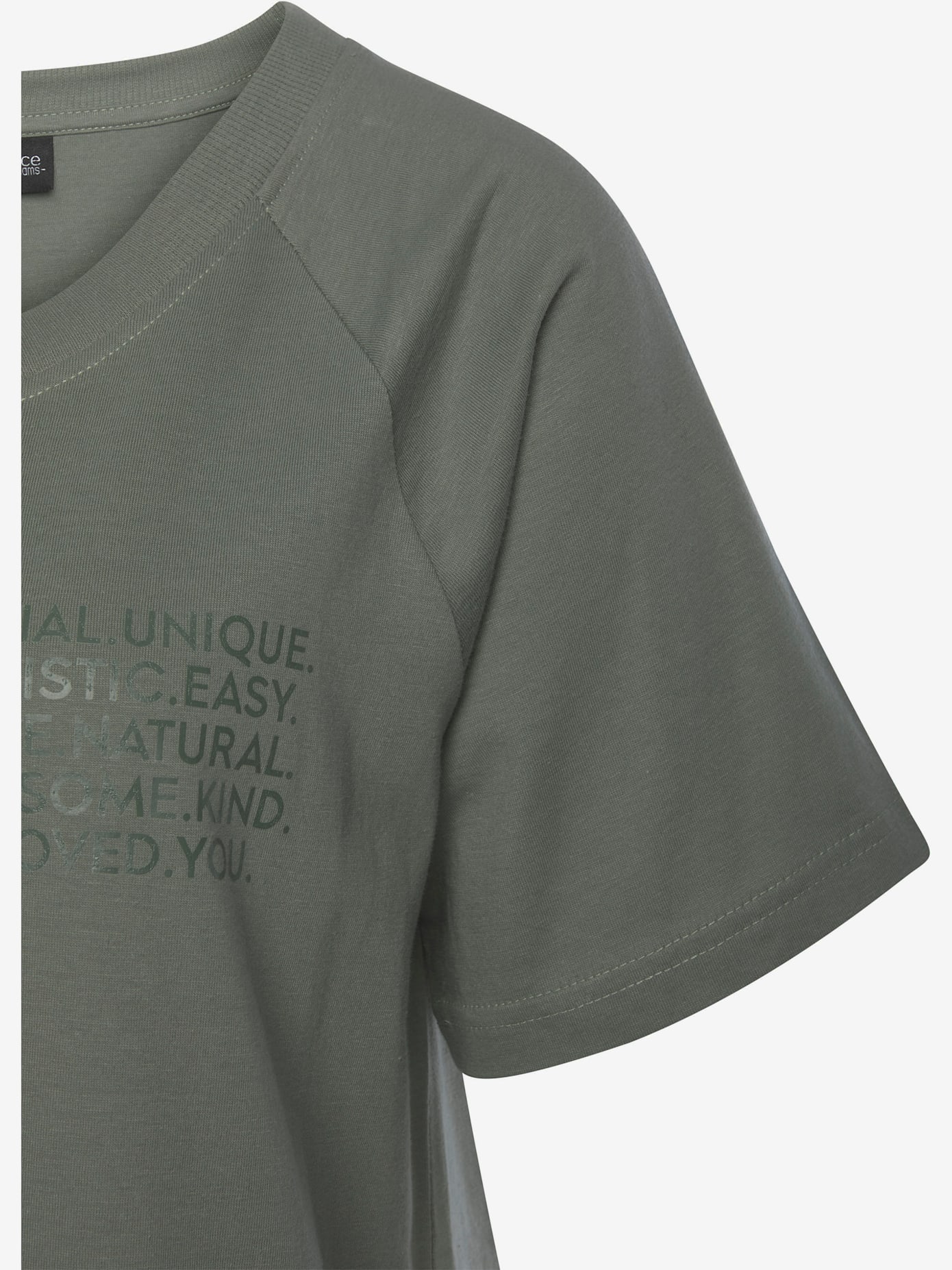T-shirt de nuit chemise de nuit courte avec imprimé texte devant