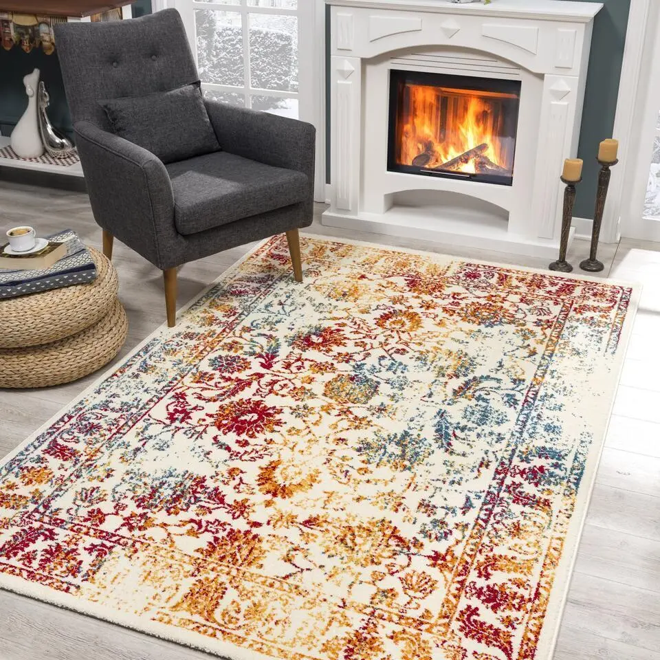 Vintage Van Gogh Vloerkleed Multi Laagpolig - 140x200 CM