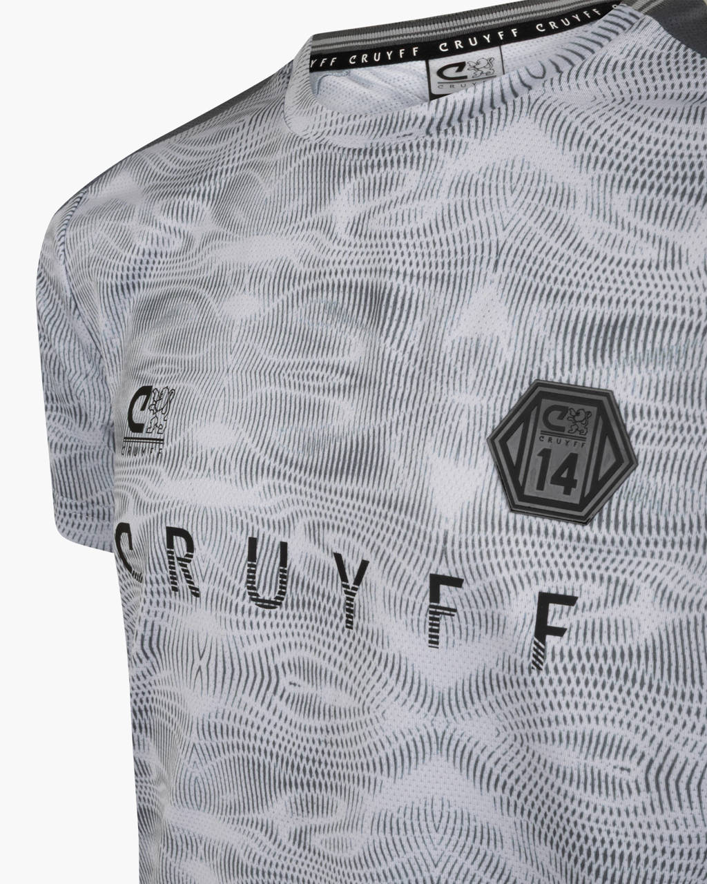 Cruyff sportshirt Brooke grijs