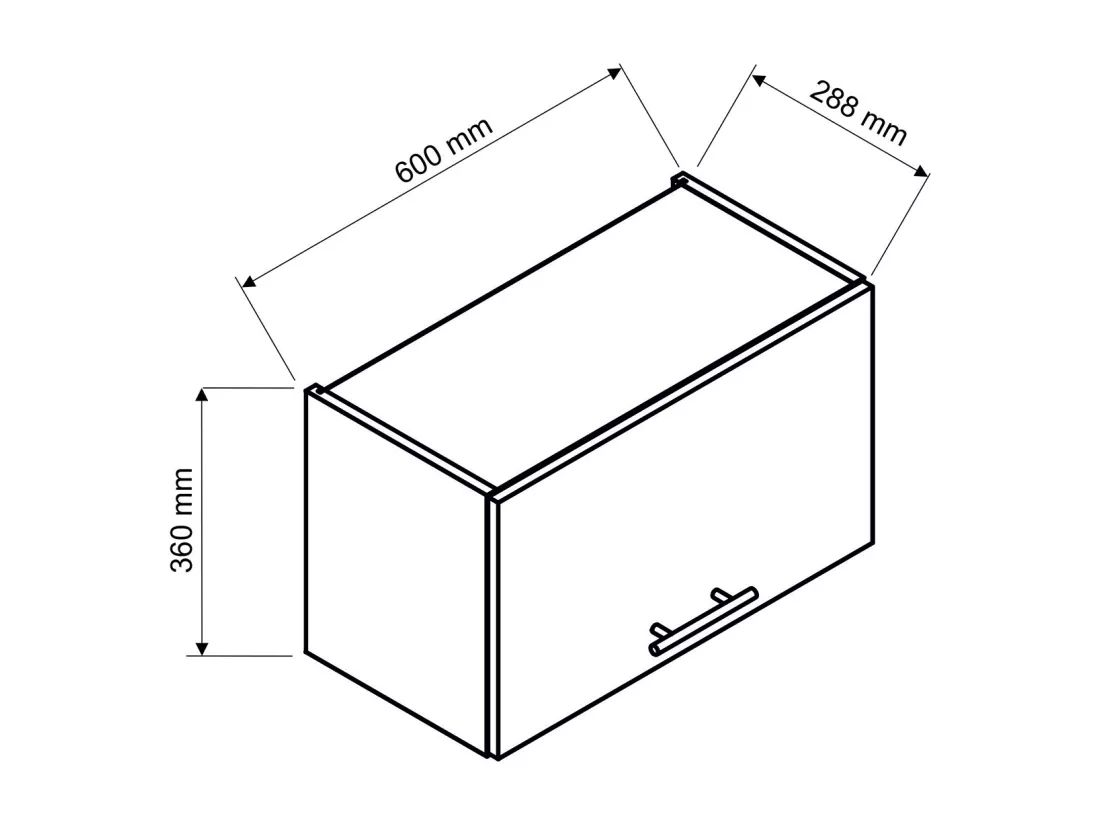 Cuisine complète MILA 6 éléments couleur sonoma avec plan de travail inclus - Longueur 180 cm