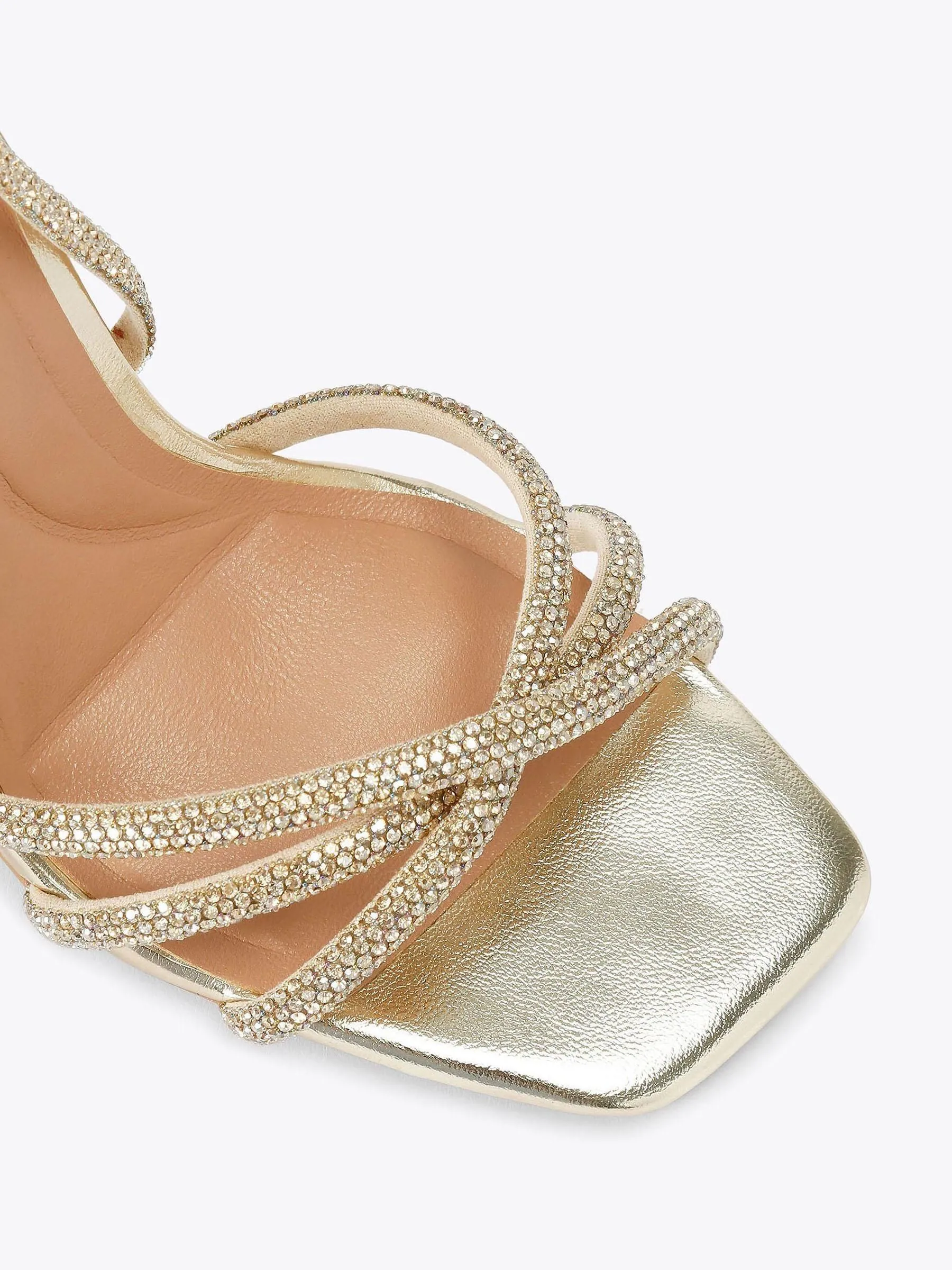 Goud - Carvela Paparazzi Tie Sandals