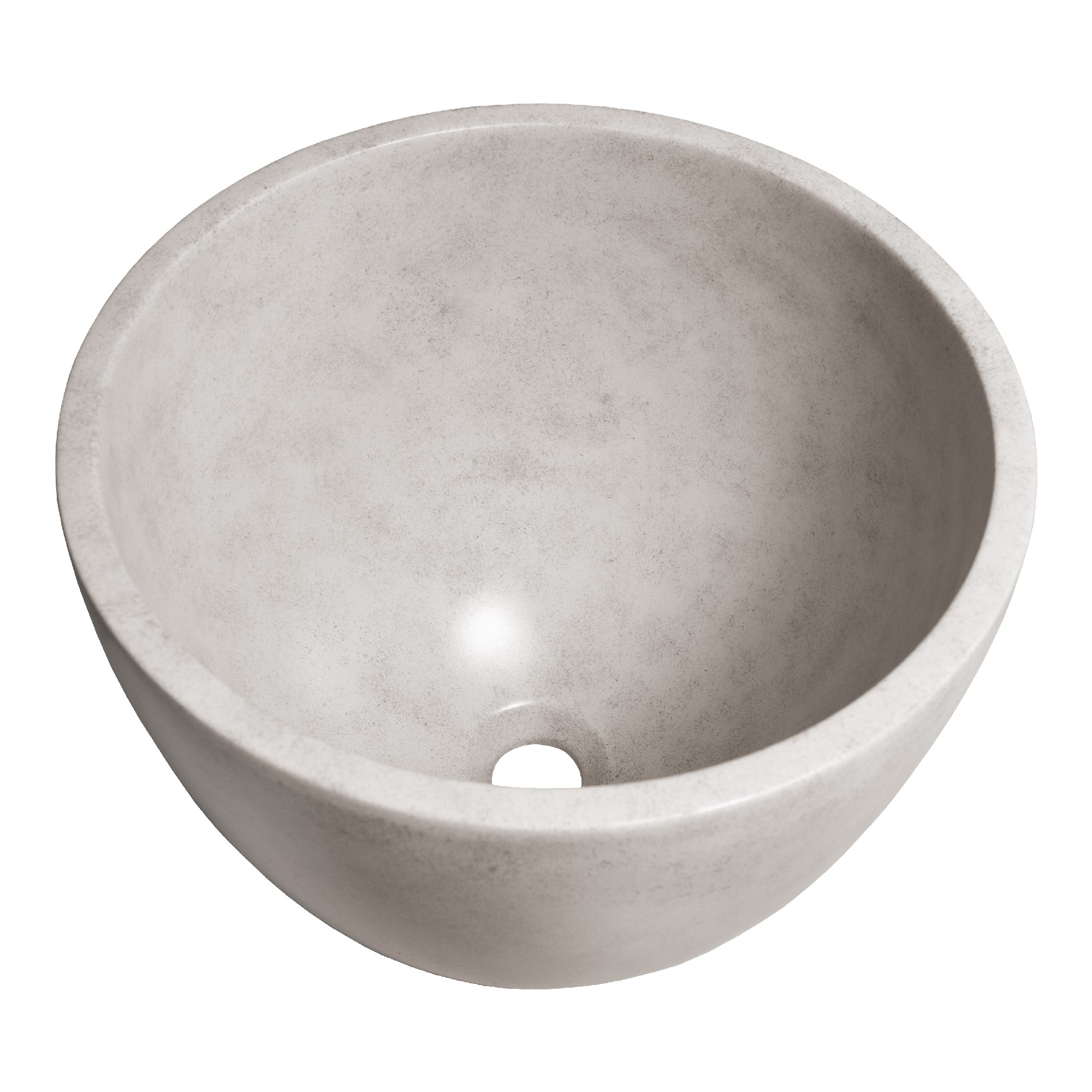 Brauer Concrete verhoogde waskom beton 36x27.5 centimeter