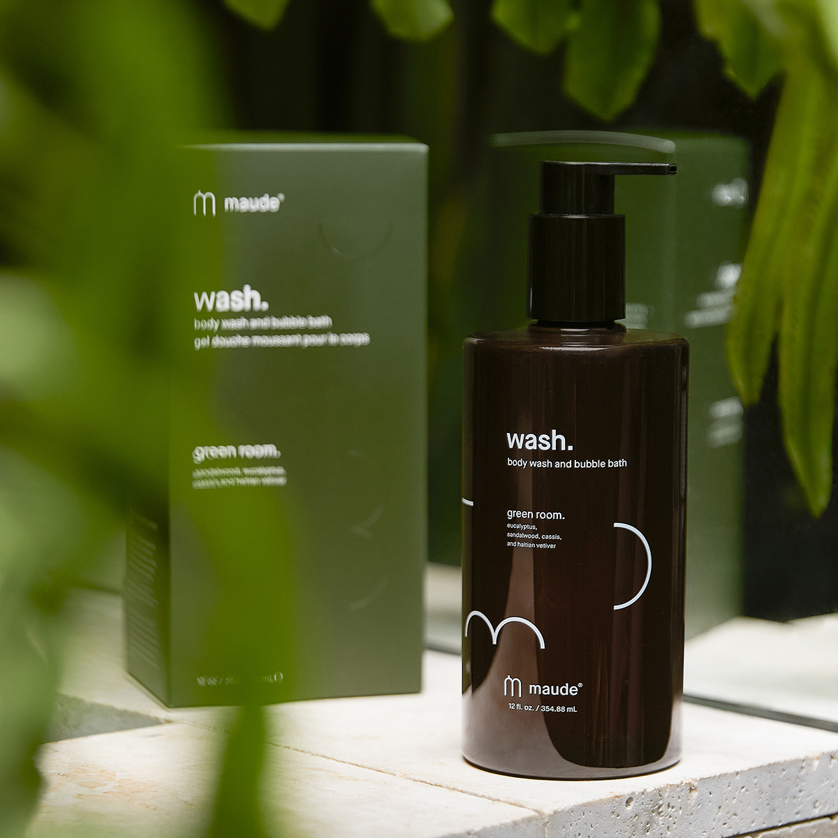 Body Wash & Bubble Bath Green Room 355ml
