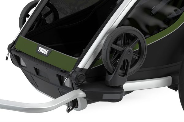 THULE CHARIOT CAB 2 Kinderanhänger  cypress green-black