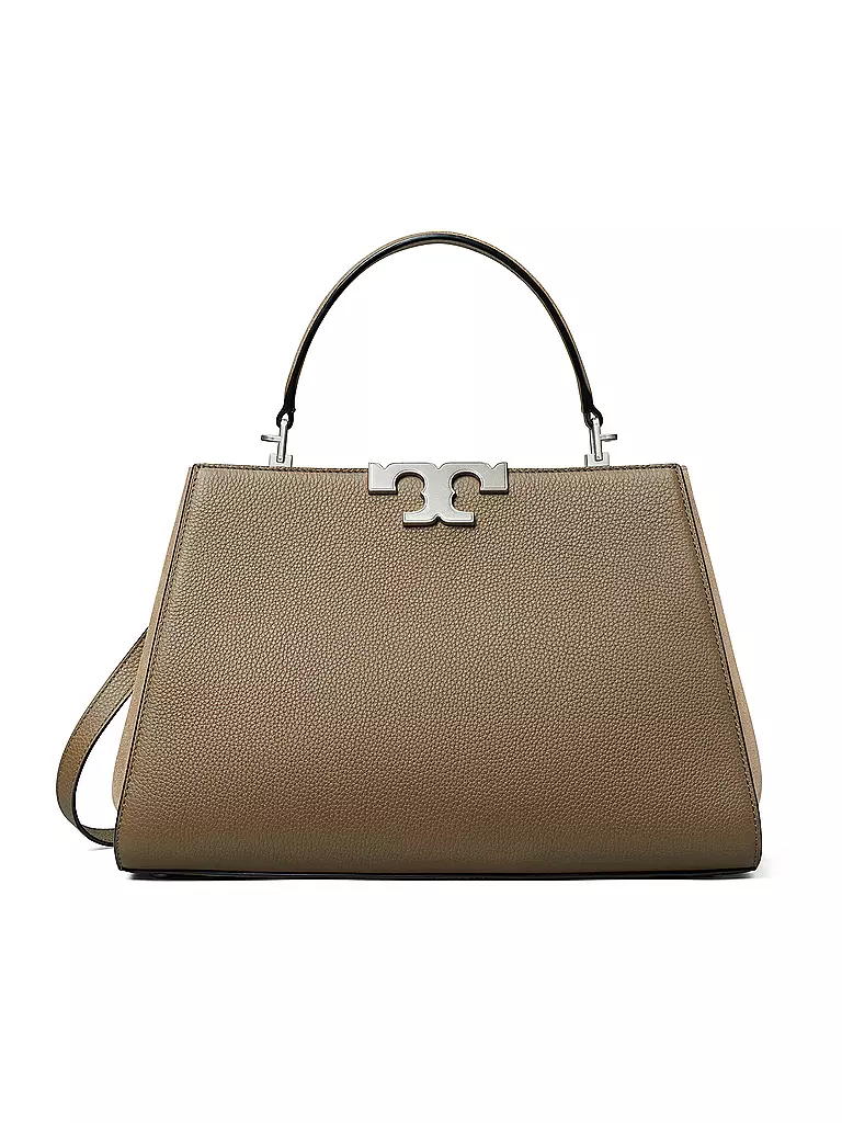 TORY BURCH Ledertasche - Henkeltasche ELEANOR braun