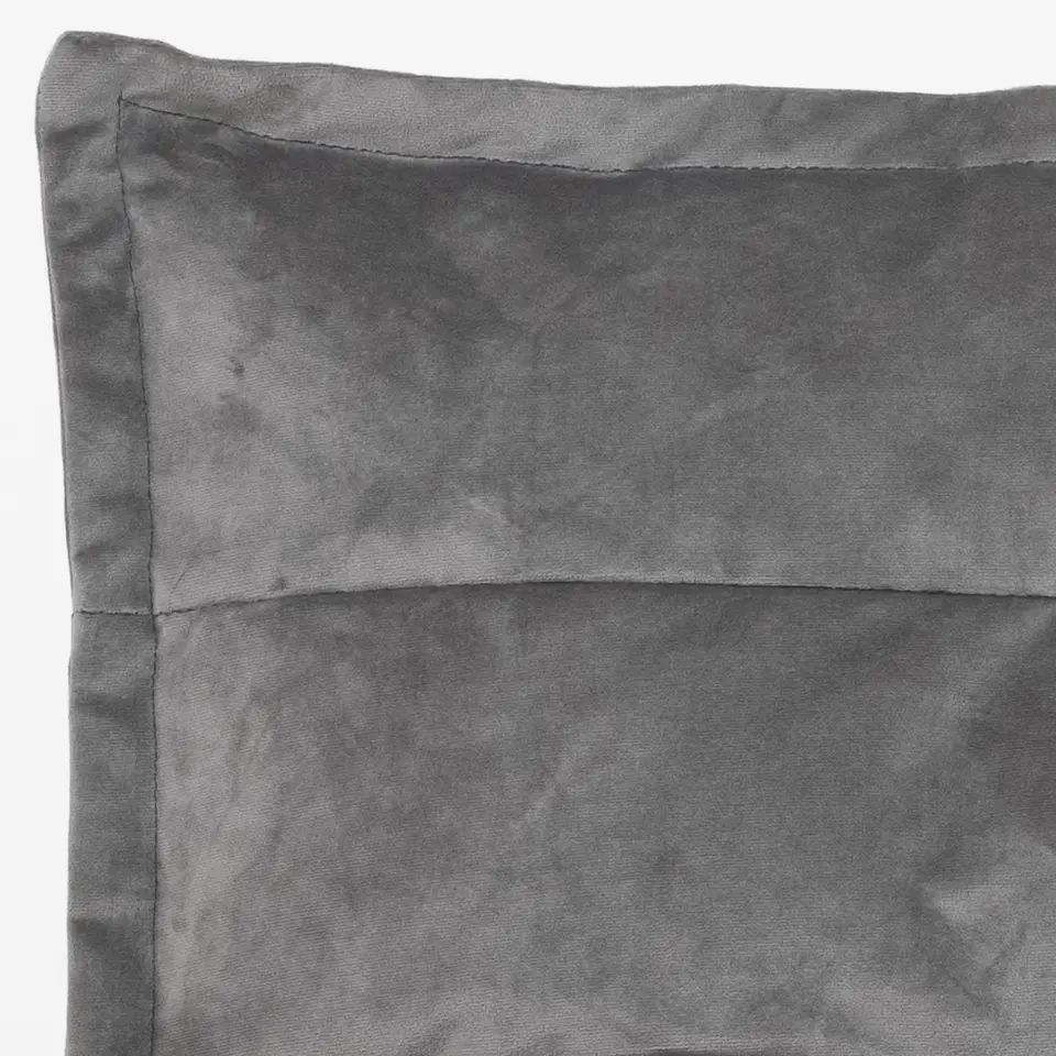 icon Zitzak Lounger Dolce - Fluwelen Zitzak - Houtskool