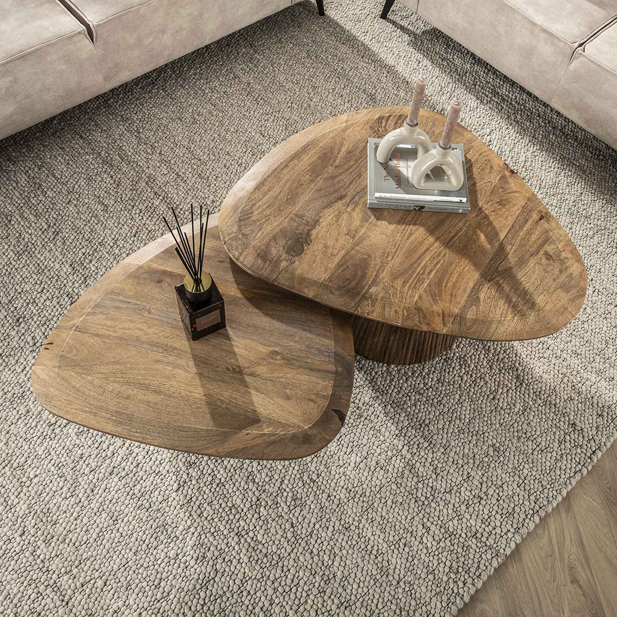 Salontafel Lambda Triangle - set van 2