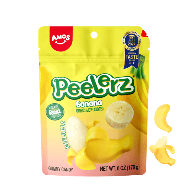 Amos Snoepjes Peelerz Gummy Banana 65g
