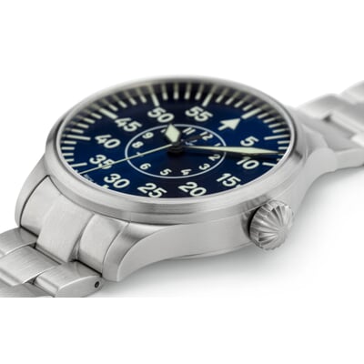 Fliegeruhr Basis Aachen Blaue Stunde Ø 42 mm Automatik