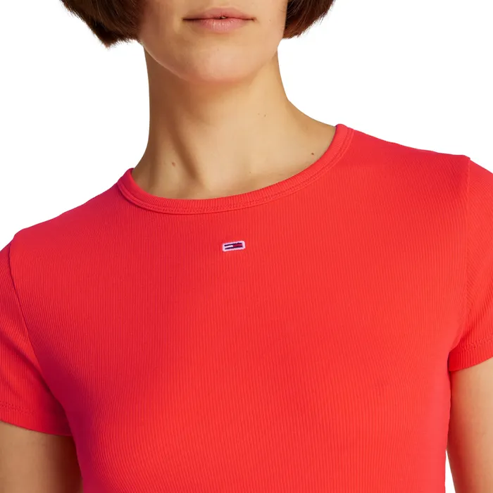 Tommy Hilfiger Essential Slim Rib-Knit Shirt Dames