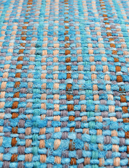 Intertwined Aqua Cushion Cover