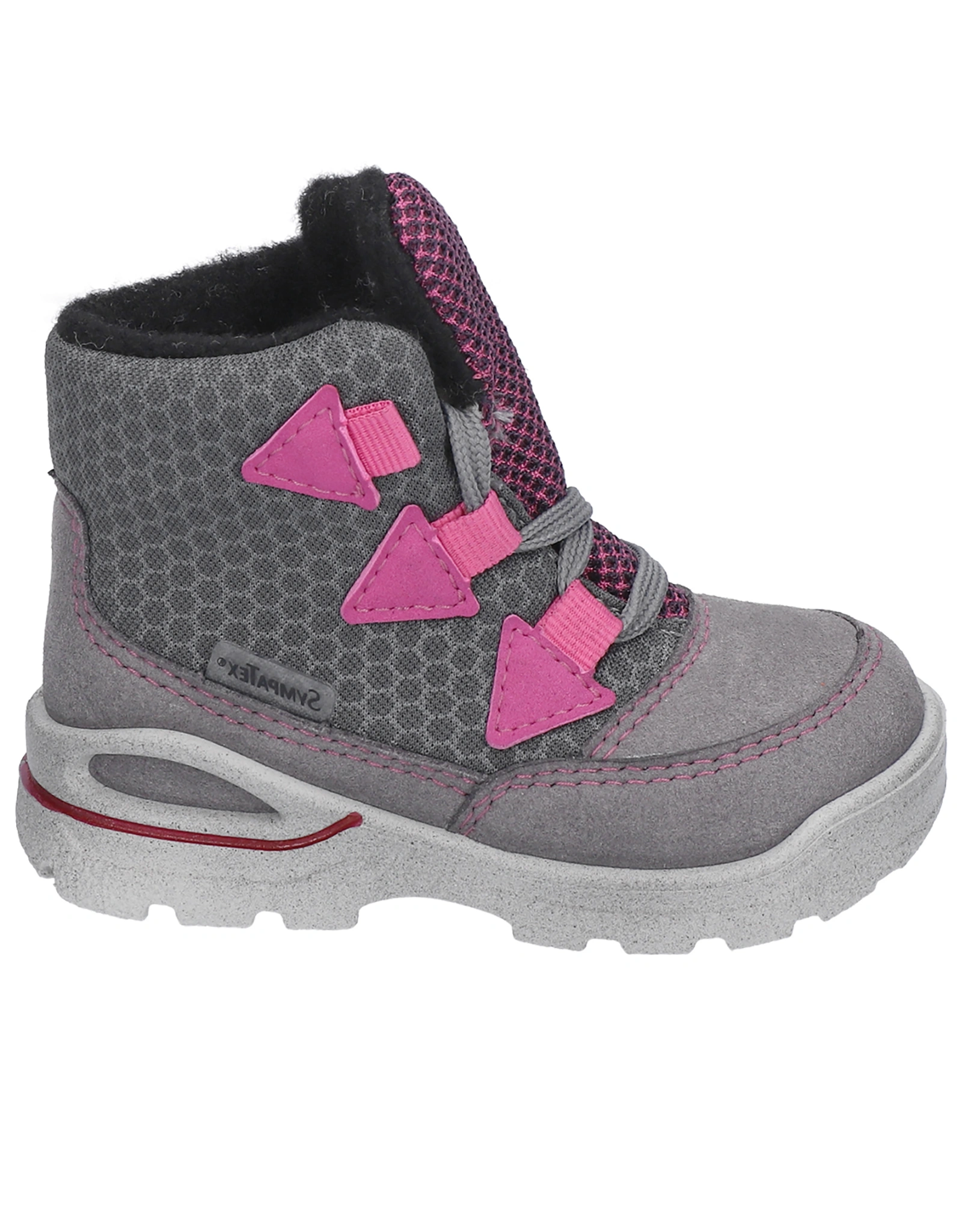 Winterboots EMIL in graphit/rosa