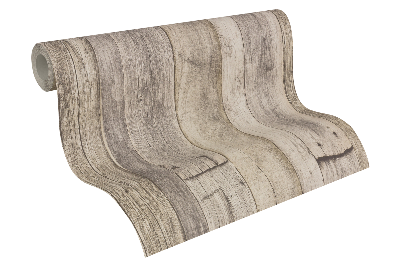 Vliestapete BEST OF WOOD`N STONE 2ND EDITION - Holz-rustikal - beige - 10 Meter