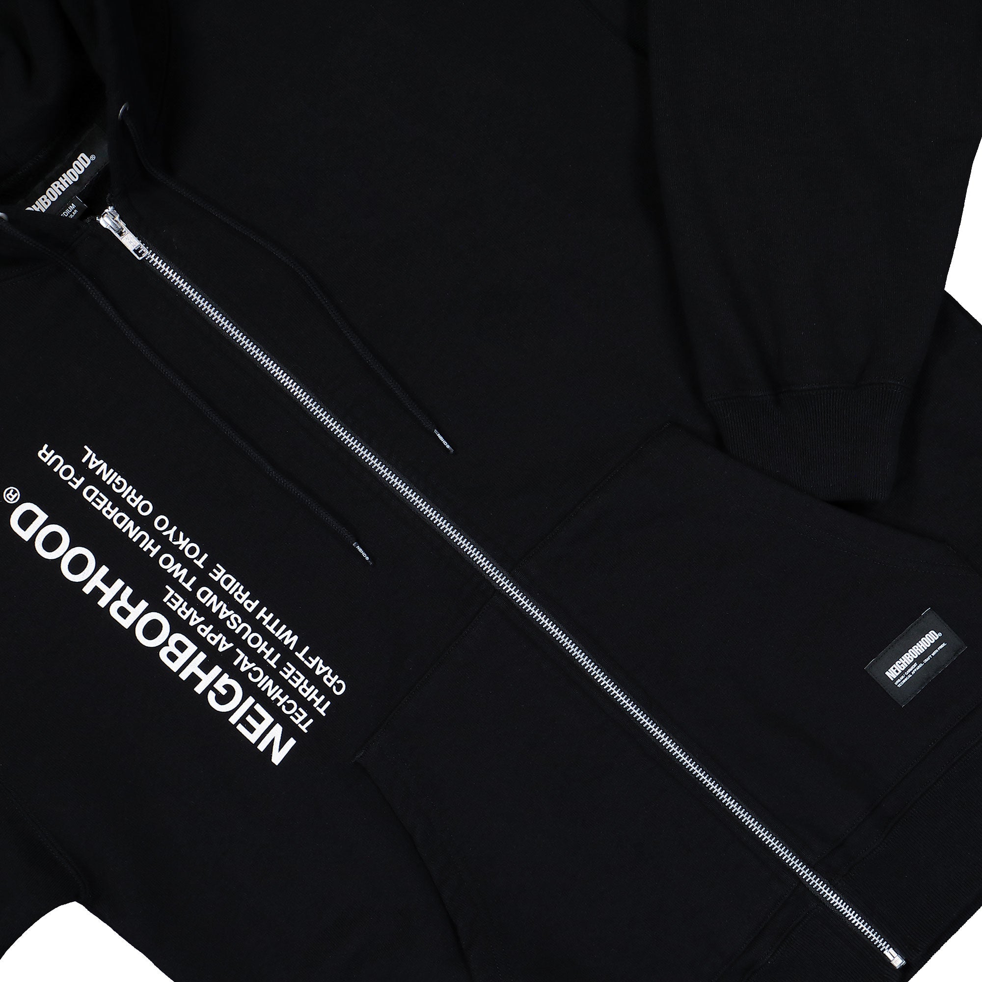 Neighborhood<br>Solid Sweat Zip Hoodie LS