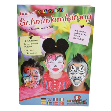 Eulenspiegel Familien Schmink-Palette, 8 Farben á 3,5ml