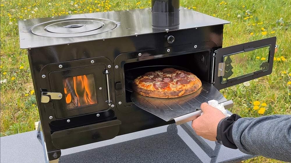 Outdoor-Küchenofen ROSALIE - Garten-Kamin Gartenküche Pizzaofen Zeltofen Gartenofen