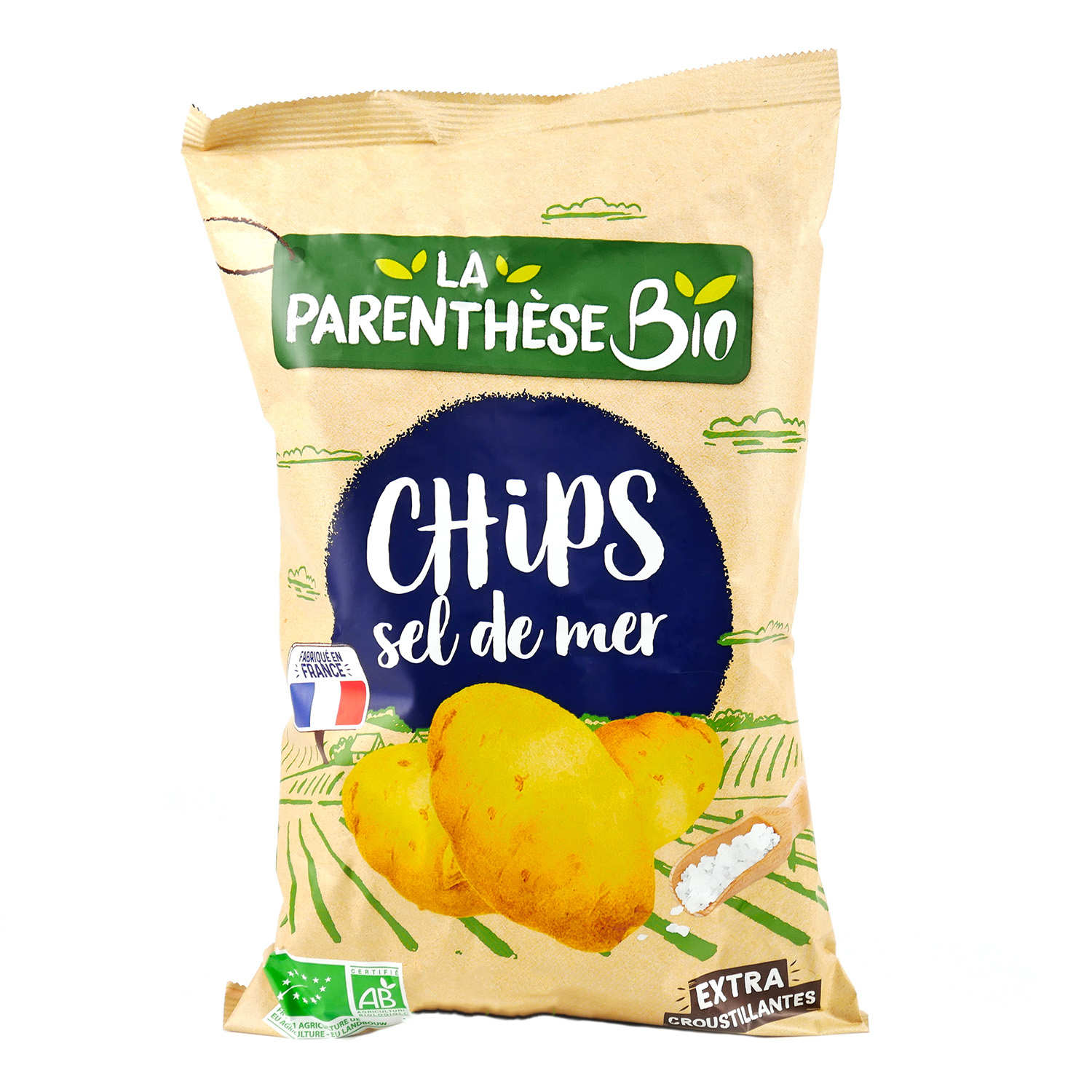 Chips bio au sel de mer - Fabriqué en France