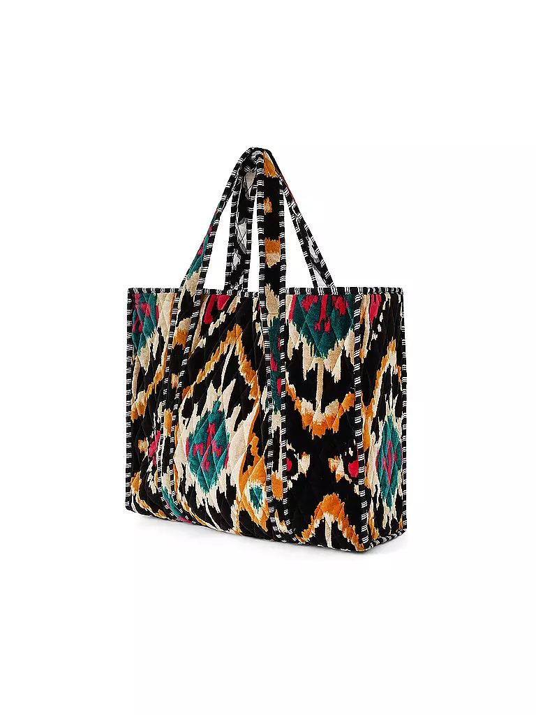 CONSCIOUS YOGA COLLECTIVE Tasche - Shopper VELVET IKAT SHOPPER schwarz