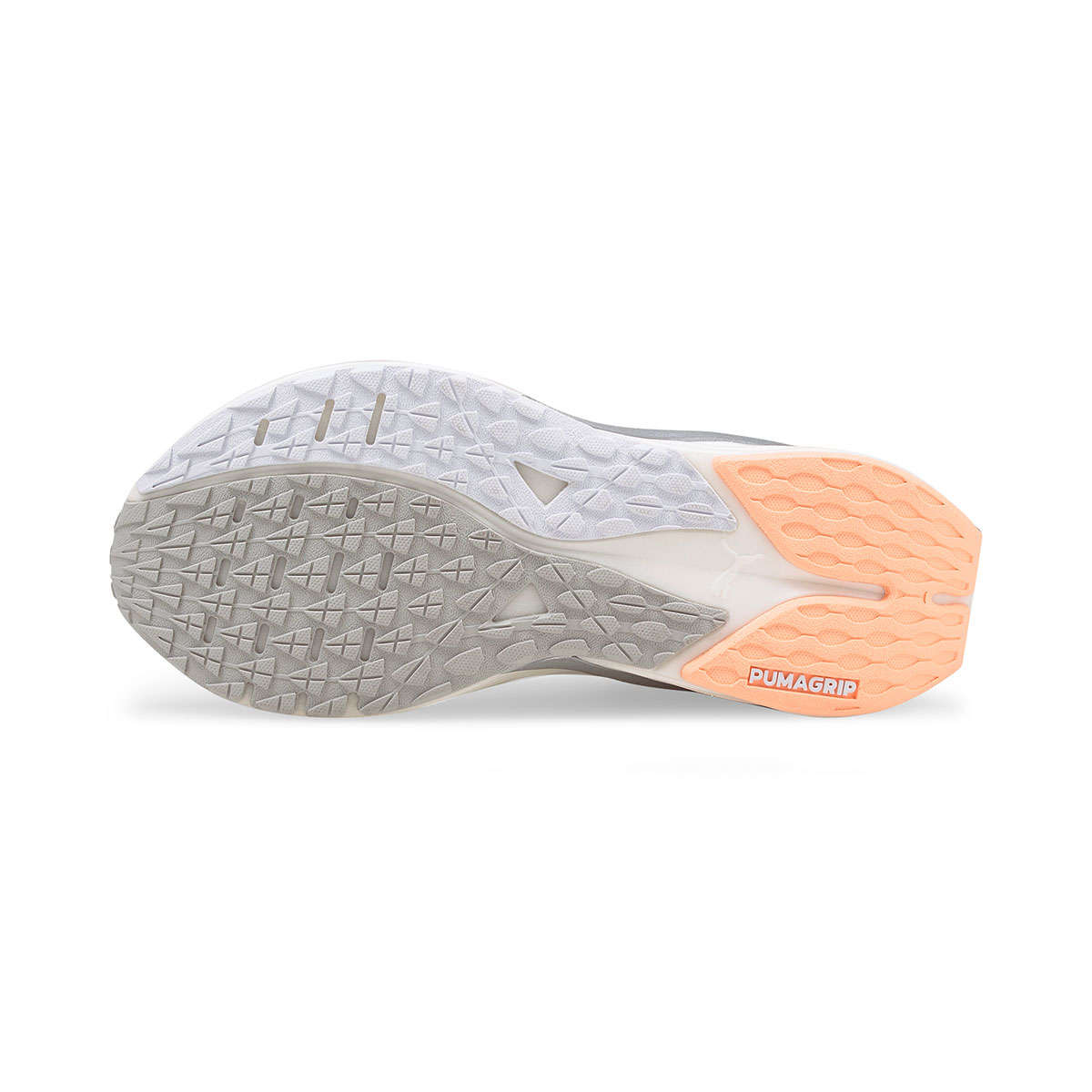 PUMA Run XX Nitro Wildwash Hardloopschoenen Wit/Zilver/Roze Dames